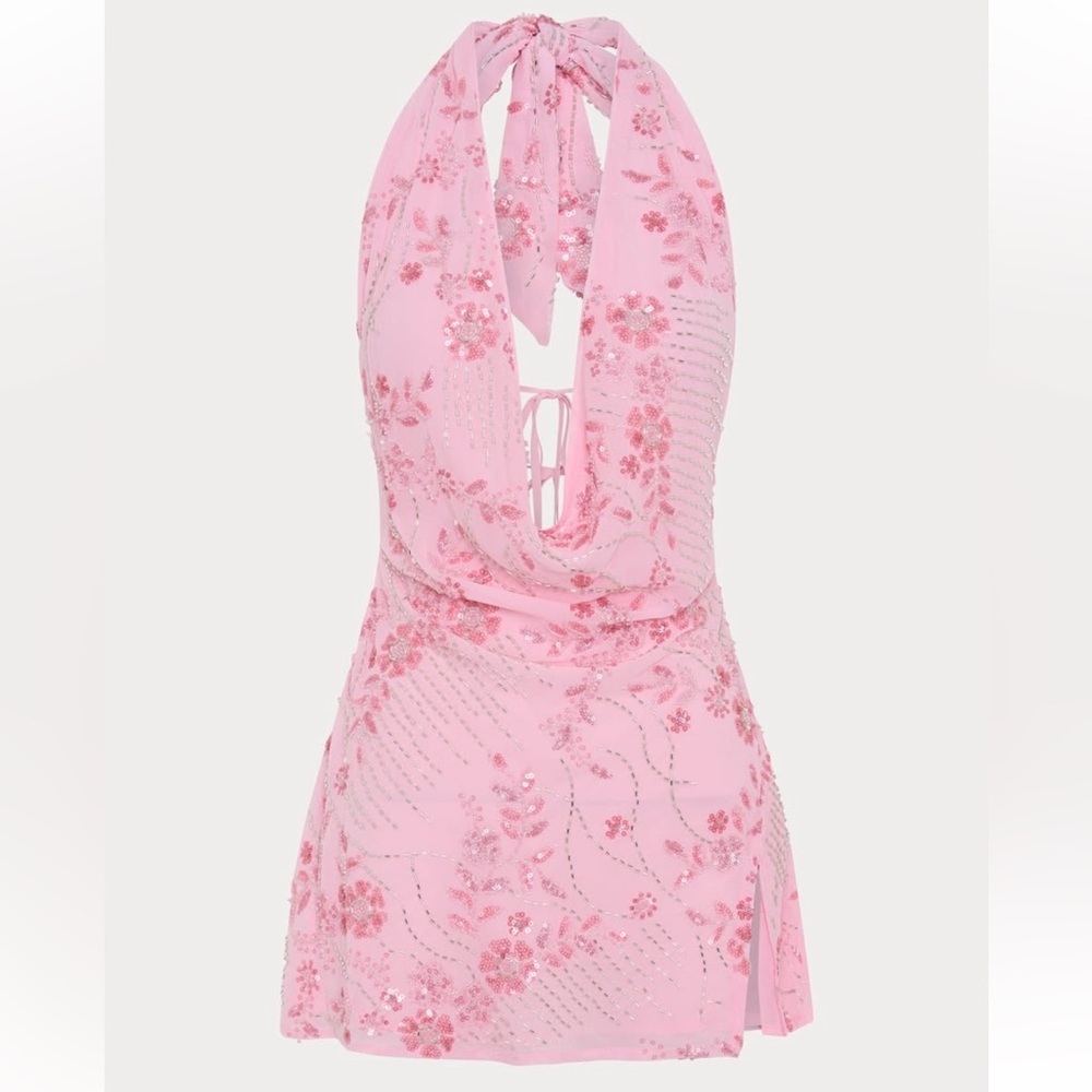 New with tags peppermayo beaded mini dress